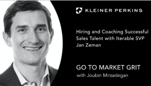 Hiring and Coaching Successful Sales Talent with Iterable SVP Jan Zeman